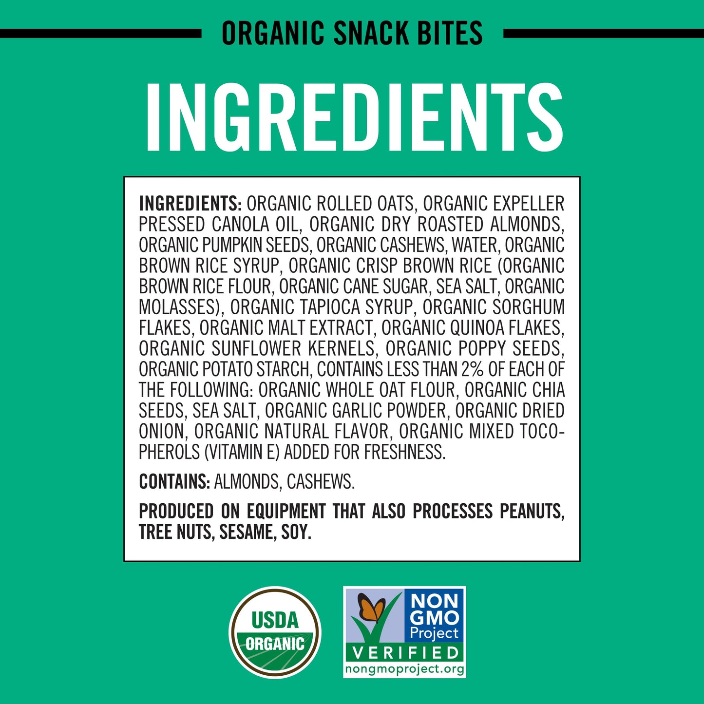Daves Killer Bread Epic Everything Organic Snack Bites, Everything Flavor Organic Snacks, 7.2 oz