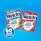 Welchs Fruit Snacks, Mixed Fruit & Strawberry Snack Box, Stocking Stuffers,Gluten Free, 0.8oz Snack Packs (Pack of 60)