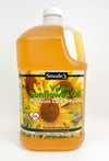 Smudes Brand Cold Pressed Sunflower Oil - 1 Gallon (128 oz.) Plastic Bottle | Healthy & Versatile Cooking Oil, High Oleic, Hear