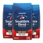 Seattles Best Coffee, Dark Roast Ground Coffee, Post Alley, 100% Arabica, 3 Bags (12 oz Each)