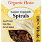 Eden Organic Kamut Vegetable Spirals, 12 oz, 100% Whole Grain, Non-GMO,