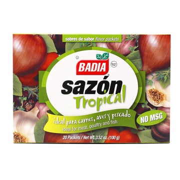 Badia Sazon Tropical No Mgs, 3.52 oz