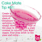 Cake Mate Pink Crystal Sprinkles Decors - Edible Pink Crystal Sugar Sprinkles For Cupcakes, Cakes, Cookies & Desserts - Perfect