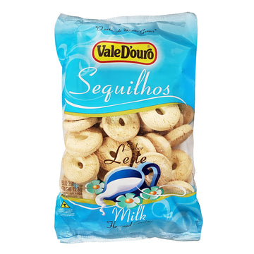 Vale Douro Sequilhos Milk Cookies - Sabor Leite (3 Pack, Total Of 36.9Oz)
