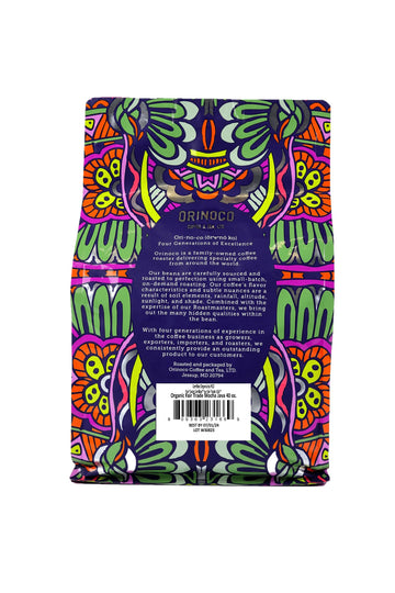 Orinoco Organic Fair Trade Mocha-Java Blend 2.5Lb Bag, Medium Roast, Whole Bean Coffee, 100% Organic Fair Trade Arabica Beans
