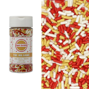 Mystic Sprinkles The Big Game Jimmy Mix 3oz Bottle (Red, Gold & White)