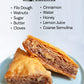 Bakluva 8-Piece Baklava Pastry Dessert Gift Box - (8) Large 2.3 Oz (66 Gram) Pieces - Perfect For Gifts, Parties, And More
