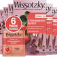 Wissotzky Strawberry Burst Herbal Tea - Caffeine Free, Antioxidant Rich, 6 Pack (120 Tea Bags)
