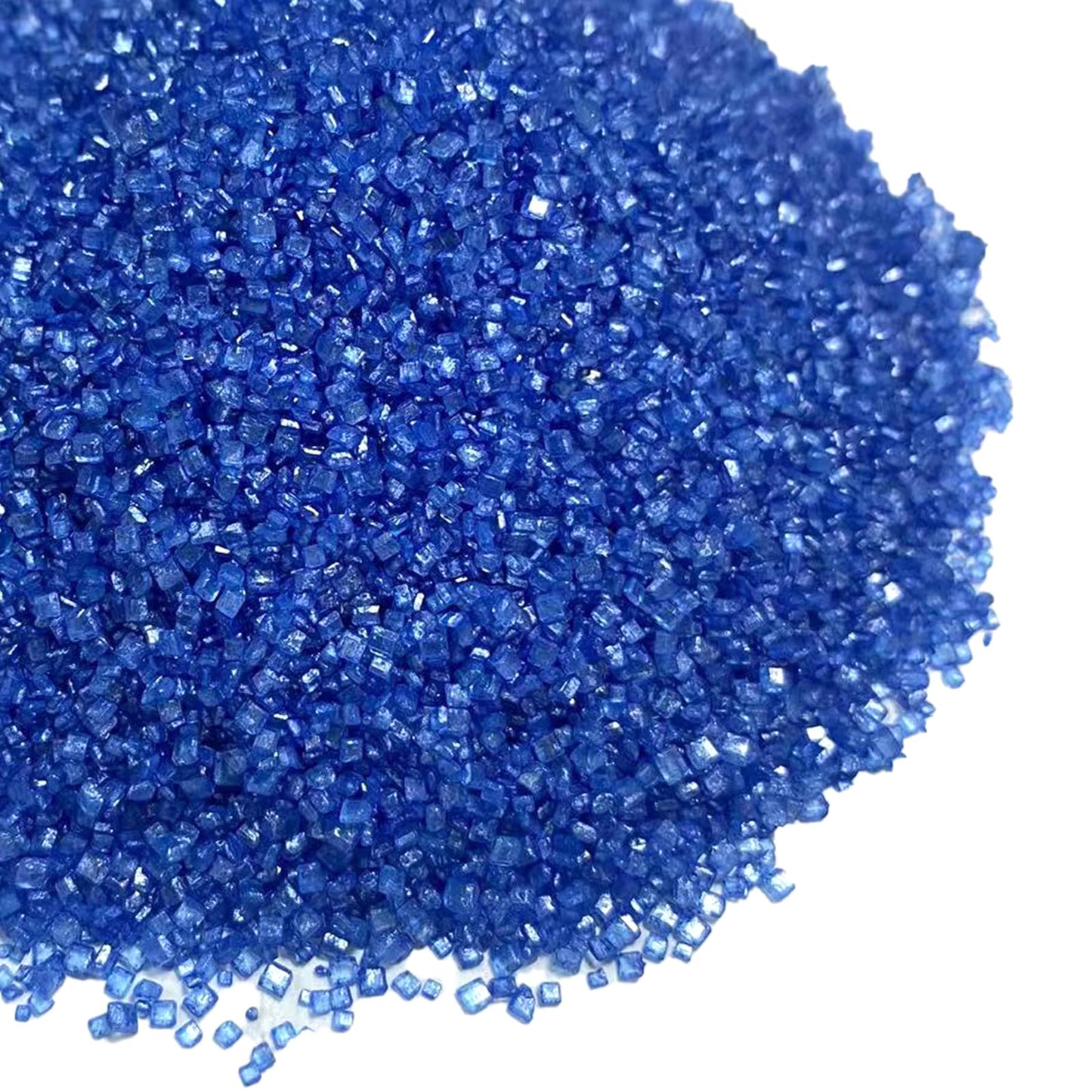 Sentovac Royal Blue Sanding Sugar For Baking Edible Sparkling Sugar Sprinkles Coarse Sugar Crystals For Baking Topping Cake Cook