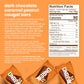 UNREAL Dark Chocolate Caramel Peanut Nougat Bars | 70% Organic, Fair Trade | 6 Bags, 3.4 Ounce Each