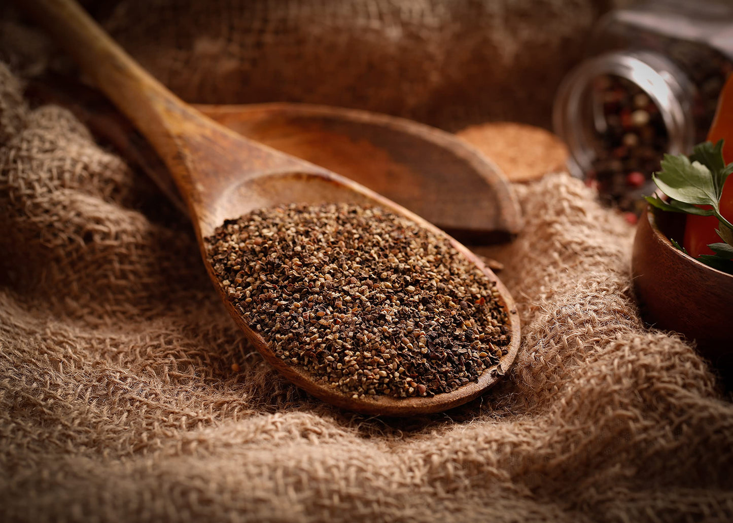 Gourmanity 1Lb Coarse Black Pepper Butcher'S Cut 12 Mesh Black Pepper, Coarse Ground Black Pepper, Bulk Ground Black Pepper, Cra