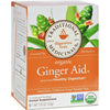 Traditional Medicinals Organic Ginger Aid Herbal Tea, Promotes Healthy Digestion, (Pack of 6) - 96 Tea Bags Total