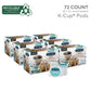 CINNABON Classic Cinnamon Roll K-Cup Pods, Light Roast Coffee, 72 Count, Model 5000053537, Basic Color