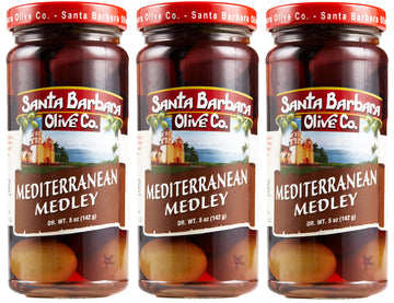 Santa Barbara 3pk Mediterranean Medley Olives 5oz