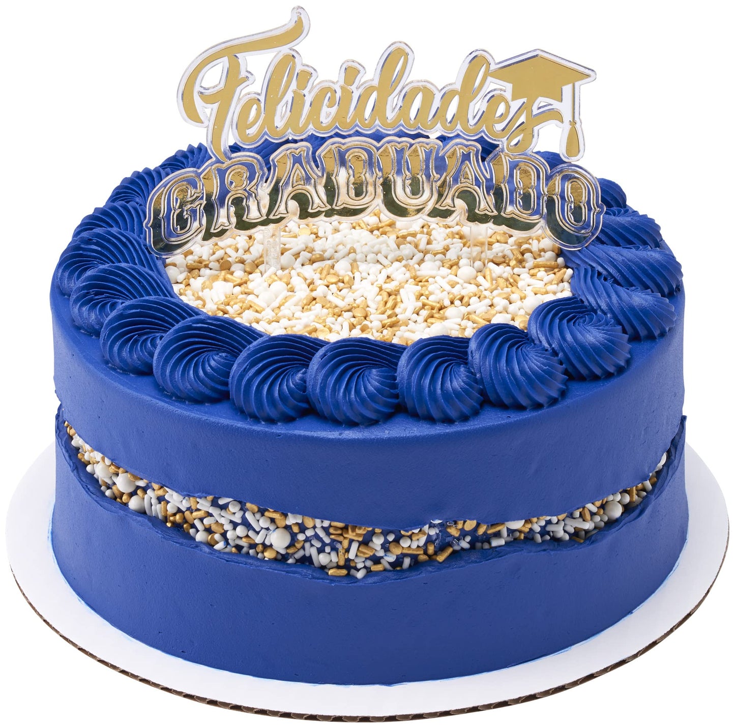 DecoPac Gold Celebration Wishes Fusion Mix Sprinkles  26oz  Shaped Candy Sprinkles in Handheld Container  Edible Decorations For Celebration Cakes  Cupcakes  Cookies and Donuts
