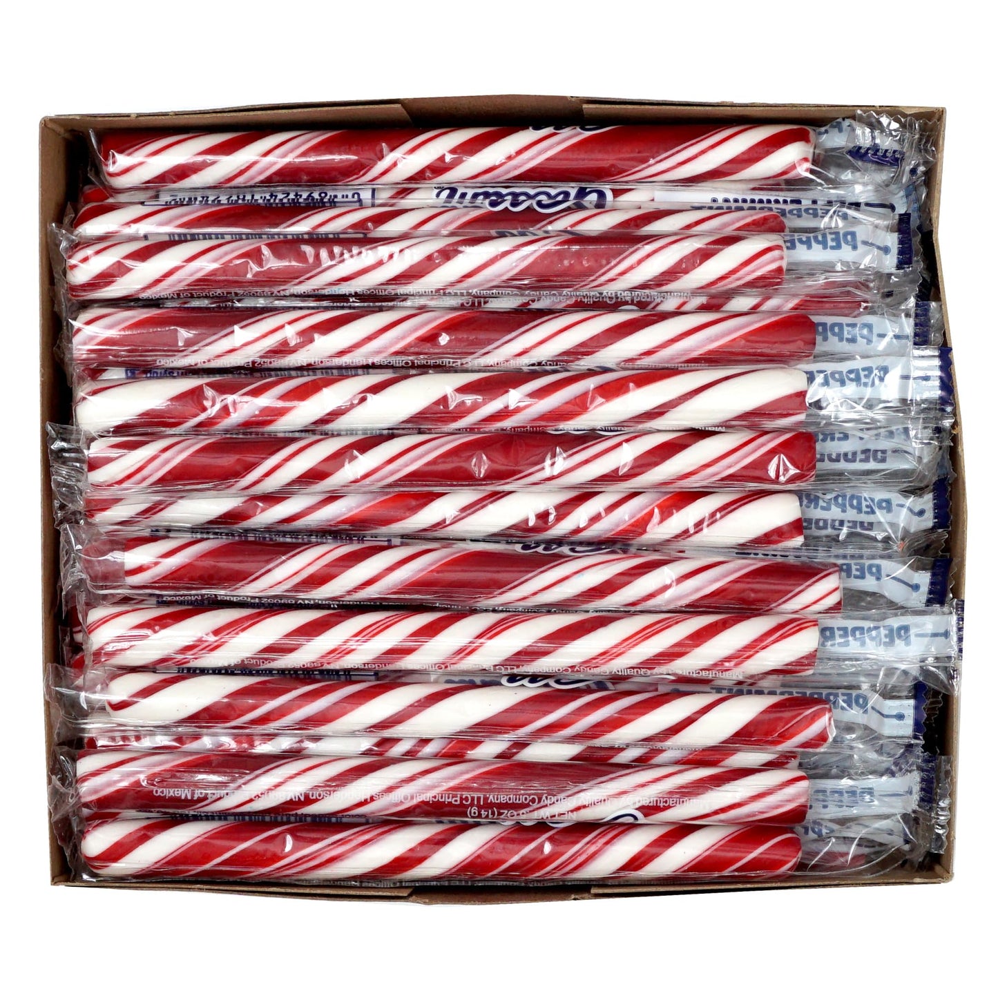 Peppermint Sticks, 80 Pack, Candy Cane Sticks, Peppermint Sticks For Hot Chocolate, Peppermint Candy Sticks, The Hampton Candy C