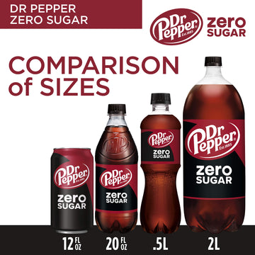 Dr Pepper Zero Sugar - 12 Oz, 12 Pk
