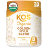 KOS Golden Milk Powder, USDA Organic Superfoods - Instant Turmeric and Ginger Latte with Mushroom Blend - Coffee Creamer, Desser