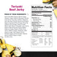 Country Archer Grass Fed Beef Jerky - Beef Jerky Snack Pack, Teriyaki Beef Jerky Bulk, Individual Beef Jerky Pack, Gluten Free P