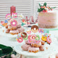 48Pcs Donut Birthday Party Supplies Donut Grow Up Cupcake Toppers, Donut Theme Party Cake Decorations, Doughnut Happy Birthday C