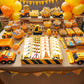 Construction Theme Cookies Individually Wrapped 24 Pack | Bulldozer Excavator Digging Vehicles | Birthday Baby Shower