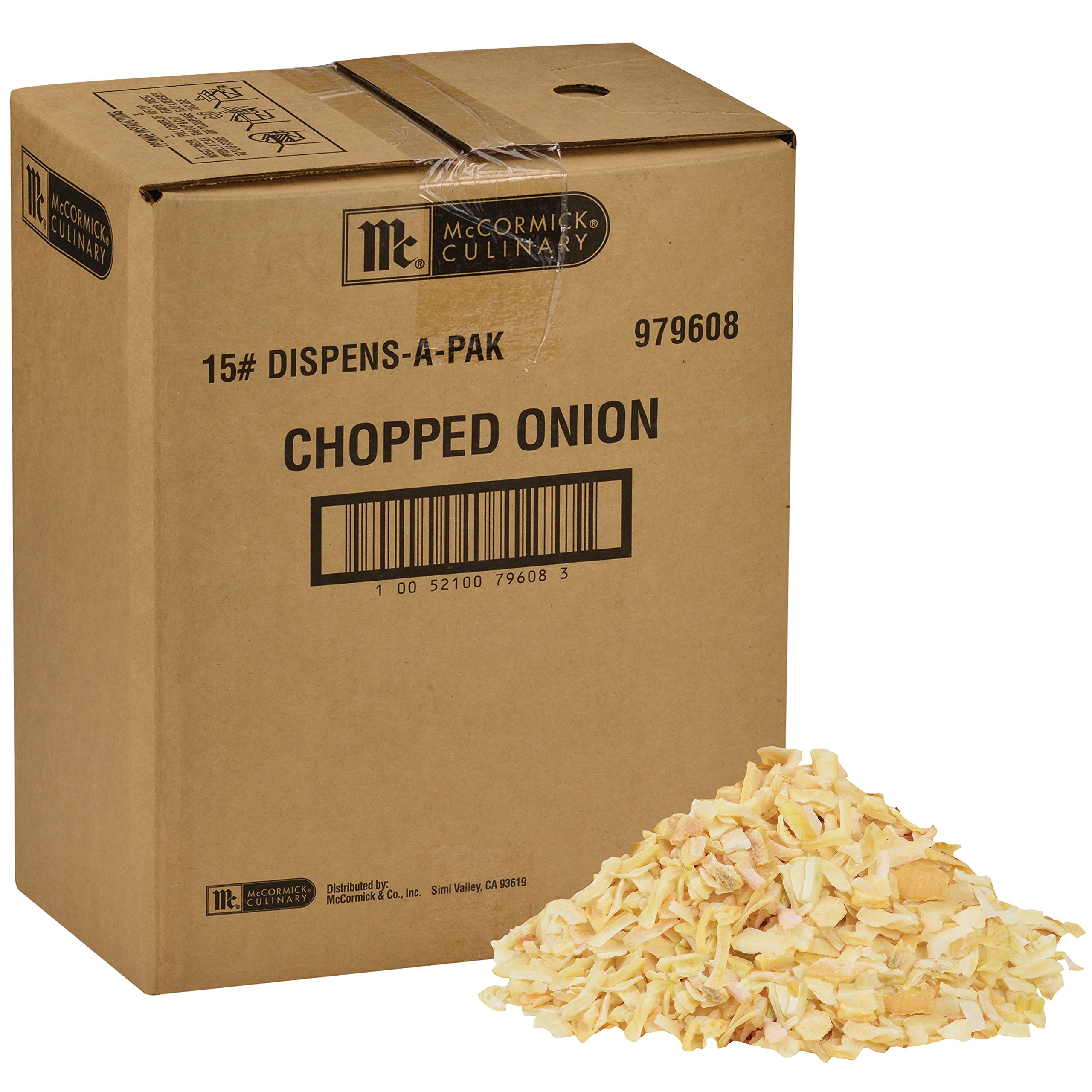 McCormick Culinary Chopped Onion, Dehydrated Onion Substitute, 15 lb B ...