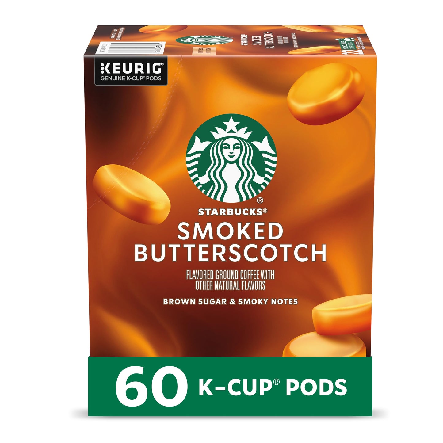 Starbucks K-Cup Coffee Pods  Rich Flavor Butterscotch Flavored Coffee For Keurig Beverage Makers  100% Arabica  Special Release  1 Box (10 Pods)