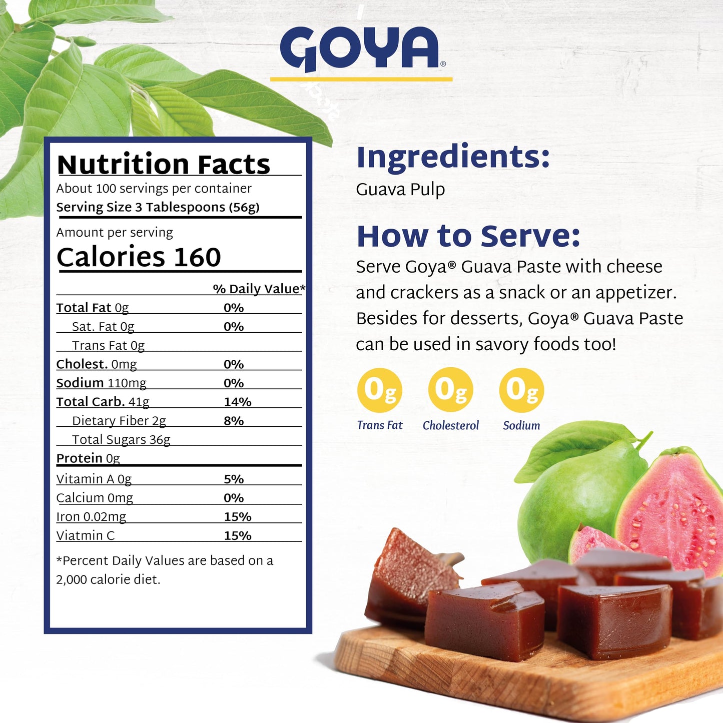 Goya Guava Paste, 21 Ounce (Pack Of 24)