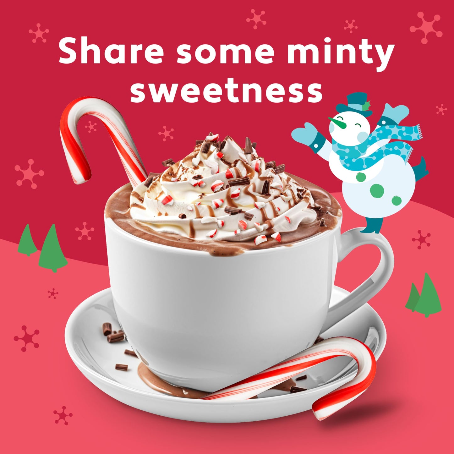 Brachs Mini Peppermint Holiday candy canes 100ct