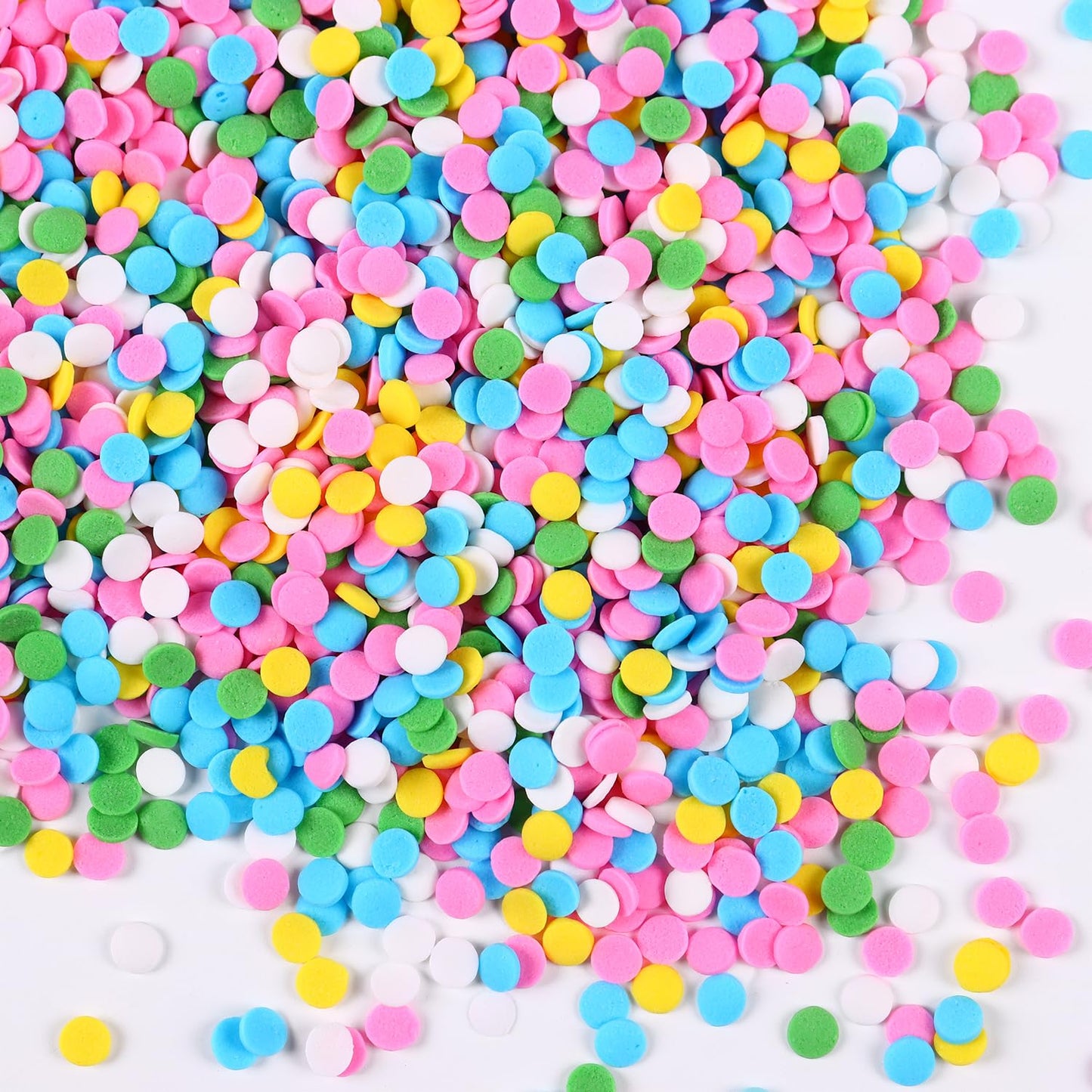 Milovin Edible Pastel Sprinkles for Cake Decorating, Round Pink, 120g/4.23oz, Ideal for Cupcakes, Cookies, Chocolate, Candy, Ice Cream