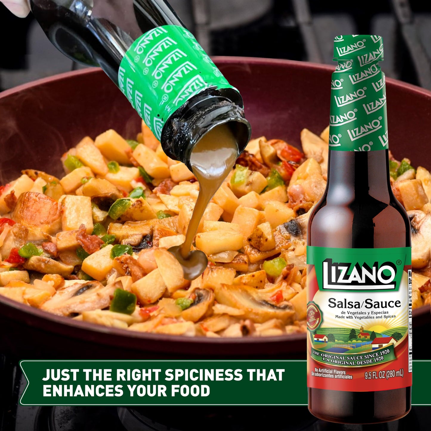 Lizano Salsa Sauce With Vegetables And Spices, 9.46 Fl Oz (Pack Of 1)