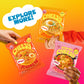 Cheesy Ramen - Mac & Cheese Meets Ramen | Cheddar & Mascarpone | Stir-Fry Style | 3.88 oz (Pack of 4)