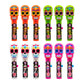 Pop Ups! Day Of The Dead Lollipop Holder - 12 Lollipops With Cases - Individually Wrapped Candy Party Favors - Sugar Skull Candy