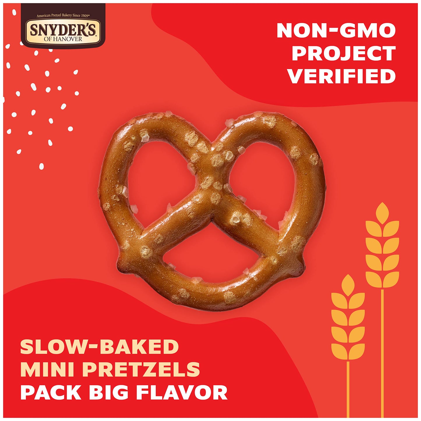 Snyder'S Of Hanover, 100 Calorie Mini Pretzels, Individual Packs, 10 Ct (Pack Of 1)