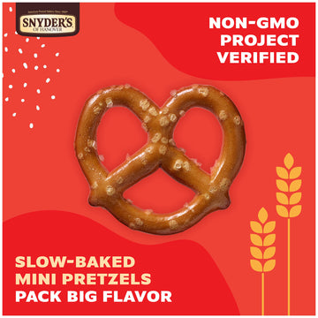 Snyder'S Of Hanover, 100 Calorie Mini Pretzels, Individual Packs, 10 Ct (Pack Of 1)