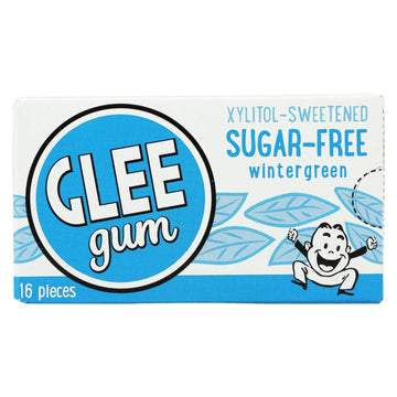 Glee Gum Sugar-Free Peppermint, 1-Ounce (Pack Of 12)
