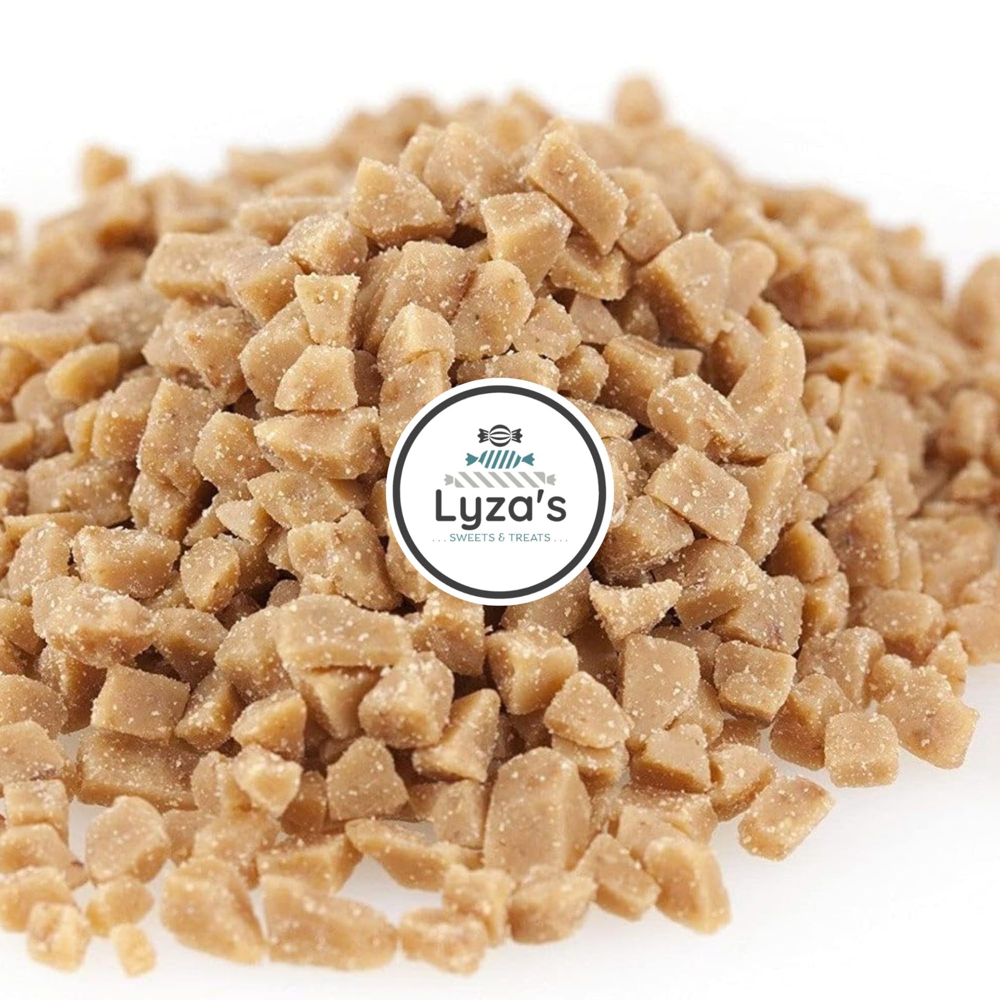 LYZAS SWEETS & TREATS SK0R Toffee Bits - 3 Pound Bag, 8 x 11 x 2.4 inches