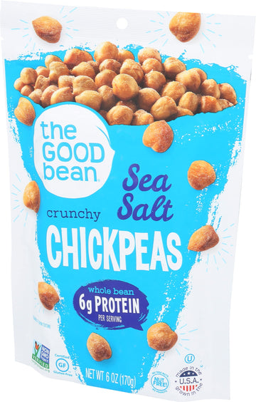The Good Bean Chickpea Snack-Sea Salt-6 oz
