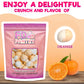Freeze Dried Candy - Freeze Dried Salt Water Taffy Treats (Orange Cream 2.75 Oz)