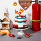 15 Pieces Fire Truck Cake Topper Fireman Cake Topper Firetruck Birthday Decorations For Fireman Fire Trucks Birthday Party Cake