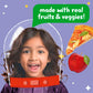 Get'Ems! From Gerber, Snacks For Kids, Pizza Space Crackers, Made With Real Veggies & Fruits, Iron & Vitamin E - 4 Pack