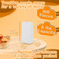 Mt Product White Paper Bags - 8 Lbs. Capacity, Multipurpose Grocery Bags - Disposable Paper Lunch Bags Perfect For Shopping, Sto