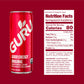 GURU Original Organic Energy Drink, Plant-Based Caffeine, Gluten Free, Vegan, 100MG Caffeine, 8.4oz, Pack of 24