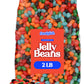 Jelly Beans - 2 lb Bulk Bag | Assorted Flavors: Strawberry Orange, Blue Raspberry, Watermelon, Grape, & Apple | Perfect for Cand
