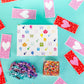 Celebration Love Shower Gift Box By Send A Cake Music Gift With 20 Foil-Wrapped Caramels & 3 Rainbow Sprinkle Crispy Cake – Ready-To-Gift, No Assembly, Birthday, Anniversary, Or Celebration Gift For Women, Men & Kids