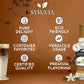 Syruvia Vanilla Syrup For Coffee With Pump 25.4 Fl Oz Kosher,