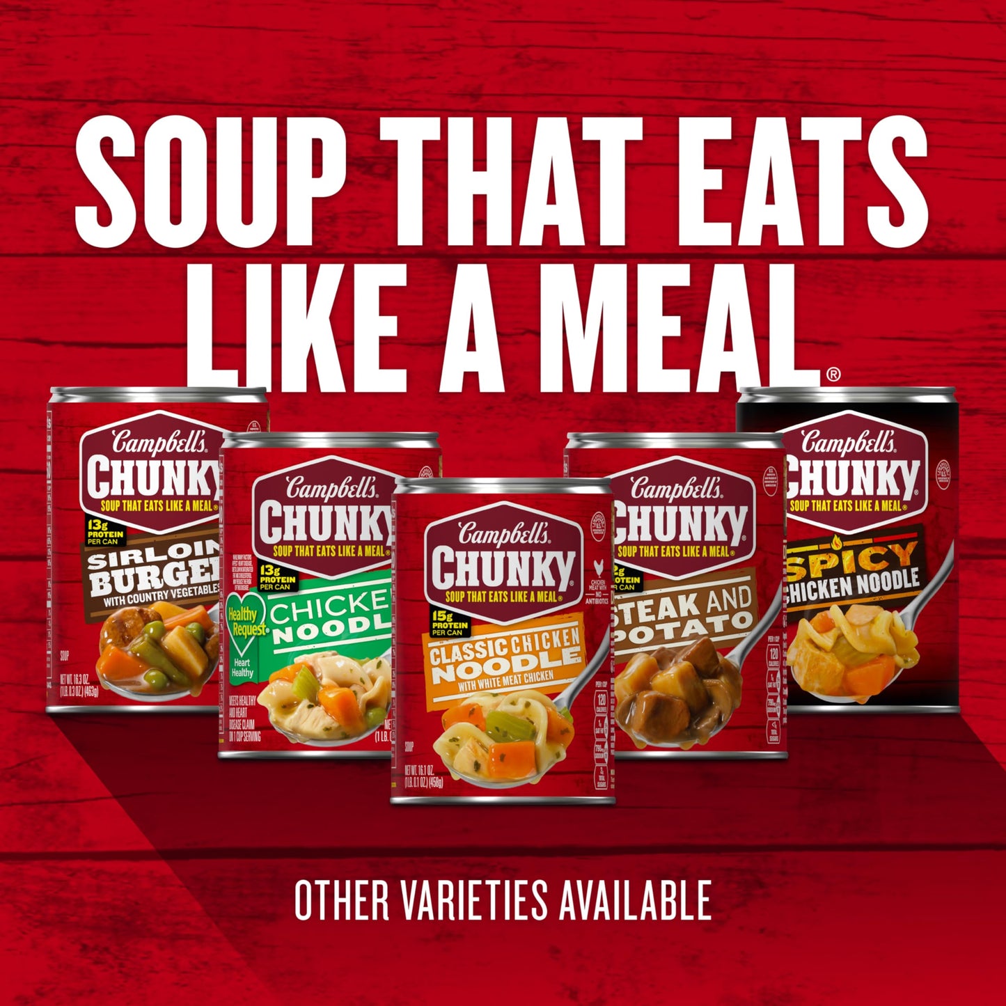 Campbells Chunky Soup, Pub-Style Chicken Pot Pie Soup, 16.3 oz Can (Pack of 8)