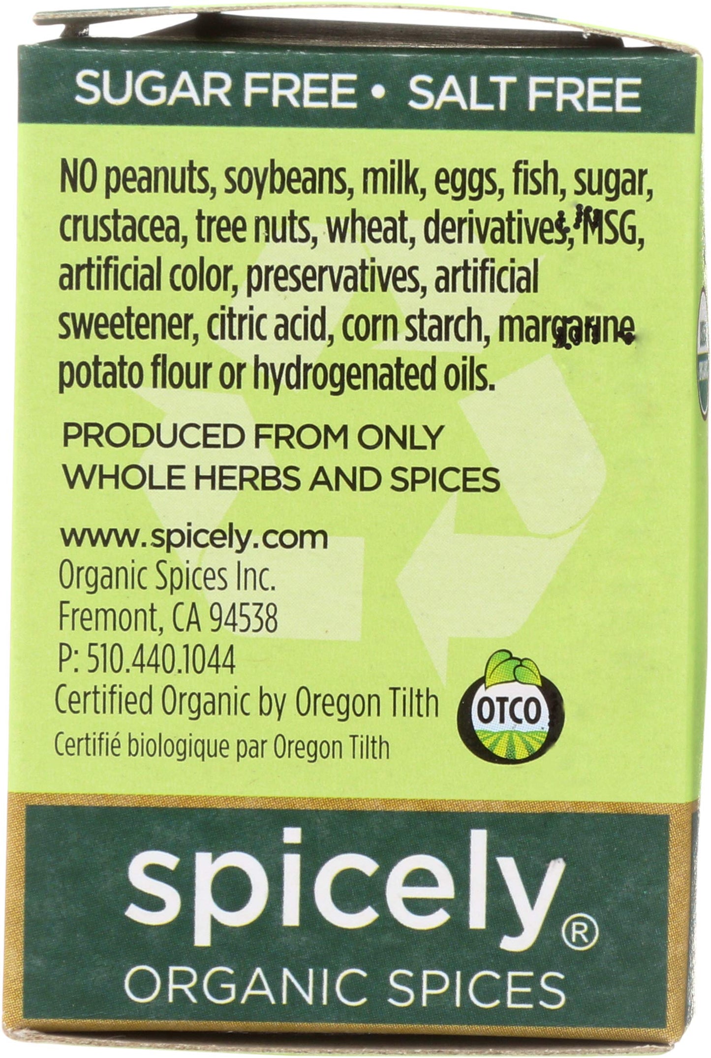 Spicely Organic Garlic Granulates 0.45 Oz Certified Gluten Free