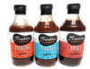 Franklin Barbecue Sauce 12.5oz Bottle (Pack of 3) (Sampler Pack 1 of Each Flavor)
