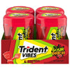 Trident Vibes SOUR PATCH KIDS Redberry Sugar Free Gum, 4-40 Piece Bottles (160 Total Pieces)